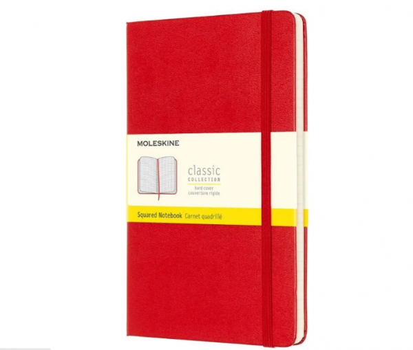 Блокнот Moleskine CLASSIC LARGE 120 стр обложка красный