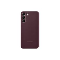 Чехол (флип-кейс) Samsung Smart Clear View Cover (EF-ZS906CEEGRU) для Galaxy S22+, бургунди