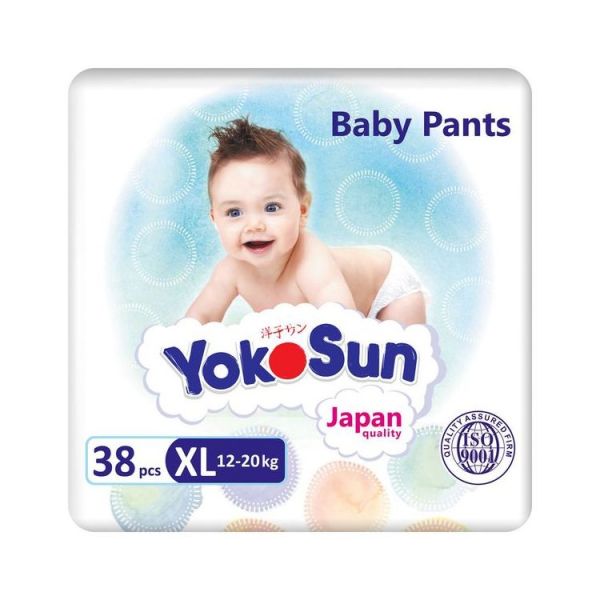 Подгузники-трусики YOKOSUN Comfort XL 38 размер XL, 12 - 20 кг, 38 шт.