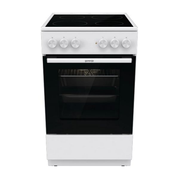 Электрическая плита Gorenje GEC5A41WG стеклокерамика белый